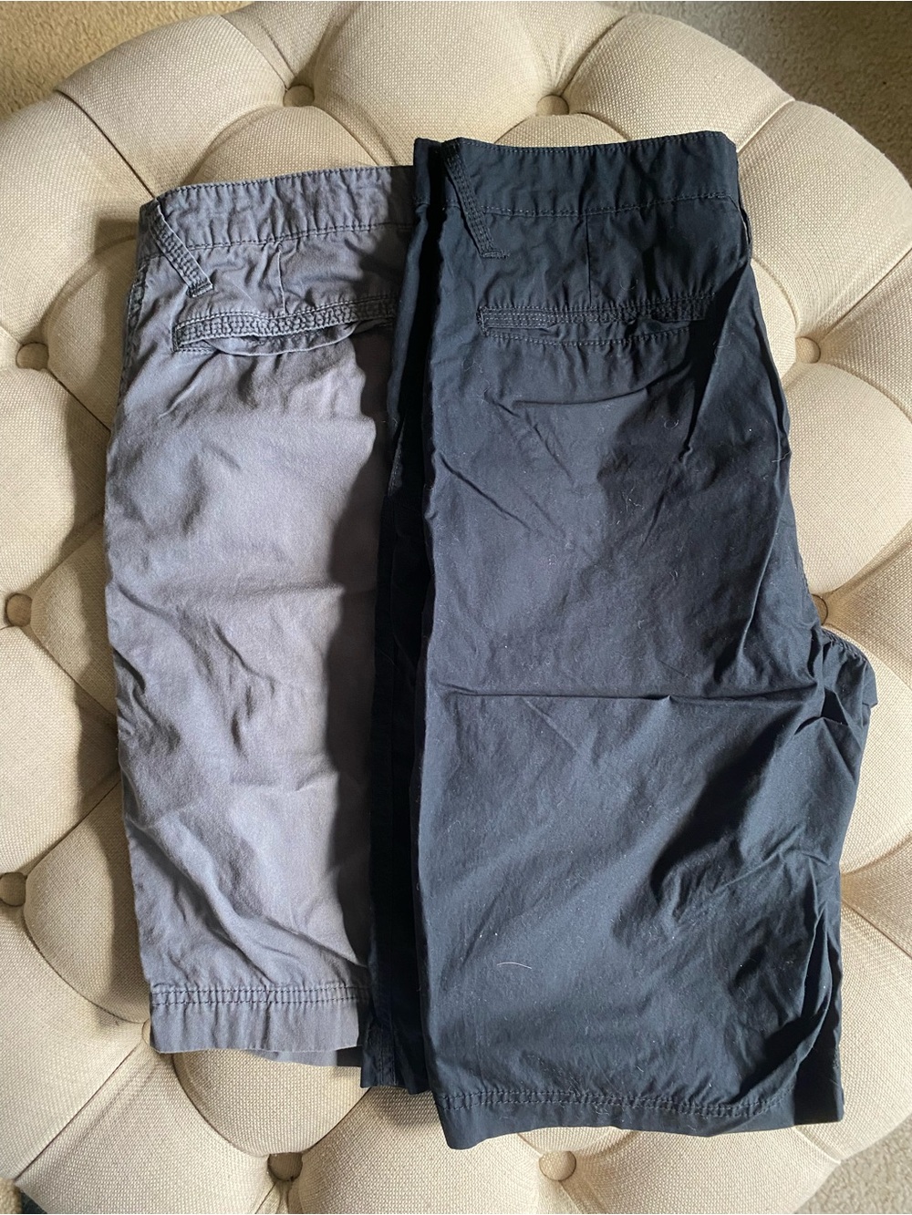 Set of 2 - American Rag Men's Cargo Shorts in Black and Gray